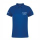 Womens Polo Shirt with embroidered name and optional FITASC line